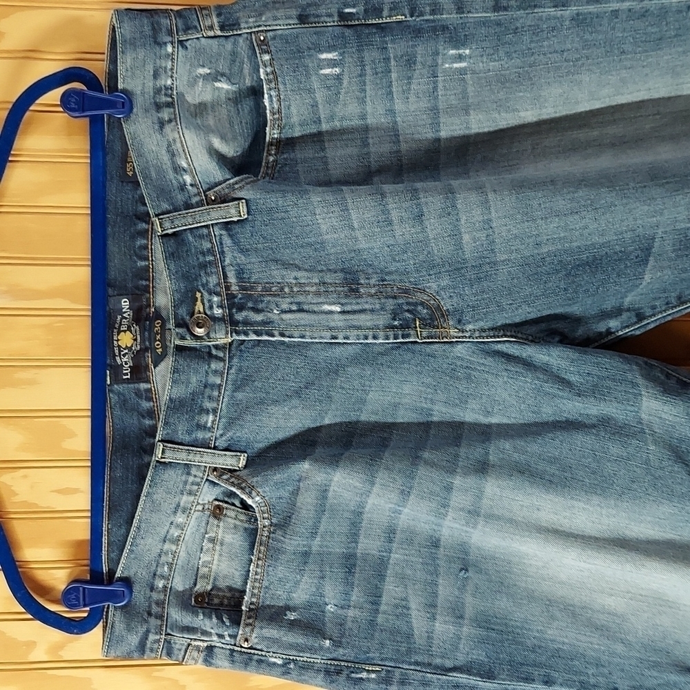 Lucky brand 455 distressed jeans - Picture 4 of 9